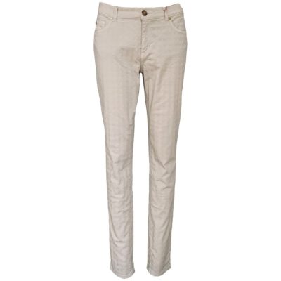 Hampton Bays • pantalon met motief in ecru