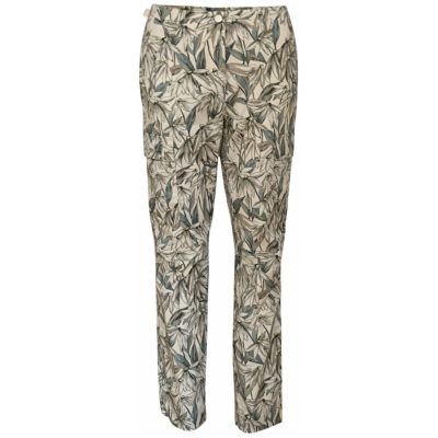 Cambio Sport • cargo pantalon Kalla met bladerenprint