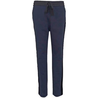 Dorothee Schumacher • donkerblauwe pantalon met bies