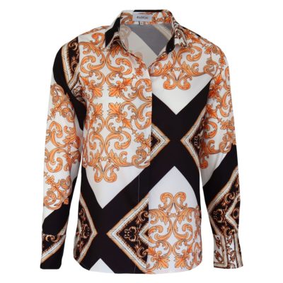 Radical • blouse met barok motief