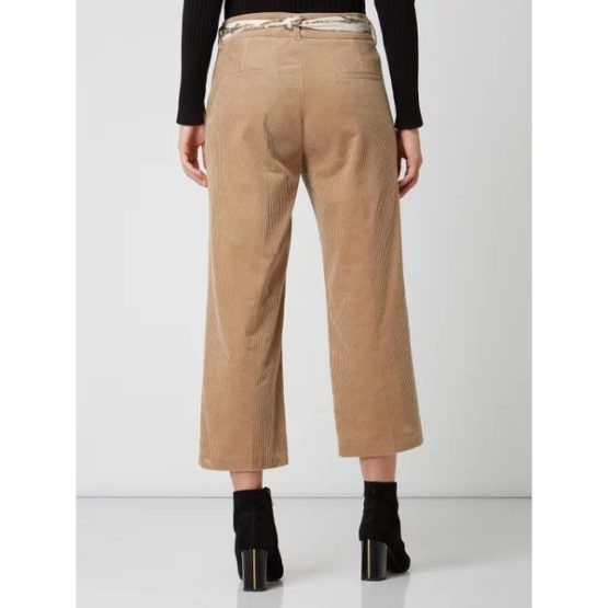 Cambio • bruine ribfluwelen culotte pantalon Claire