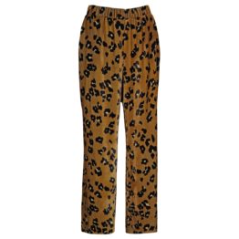 Caroline Biss • fluwelen pantalon met luipaard motief