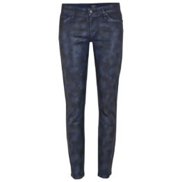 Cambio Jeans • blauwe camouflage jeans Paris Ancle Cut