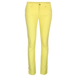 Cambio Jeans • gele broek Tess Straight Short