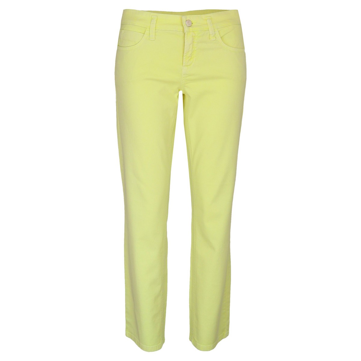 Cambio Sport • gele slim fit jeans met neon • shop BOLLYWOLLY