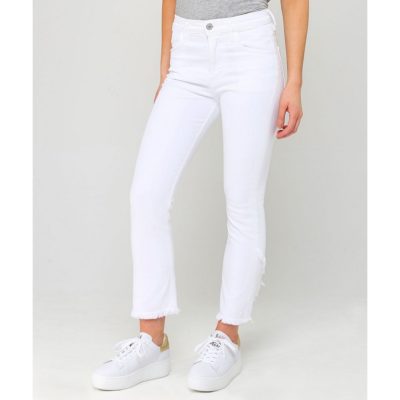 Citizens of Humanity • witte Drew Fray High Rise Crop Flare