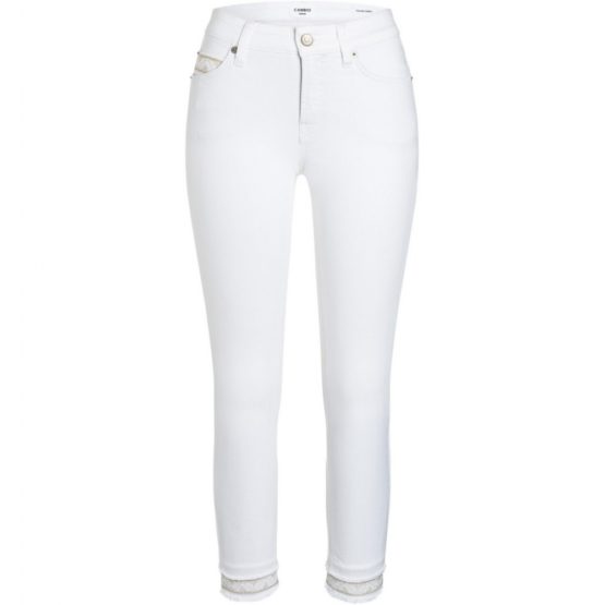 Cambio Jeans • witte jeans Paris Cropped