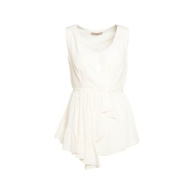 Twinset • off-white overslag top