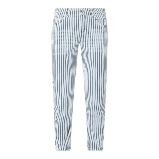 MAC • gestreepte SLIM urban summer jeans