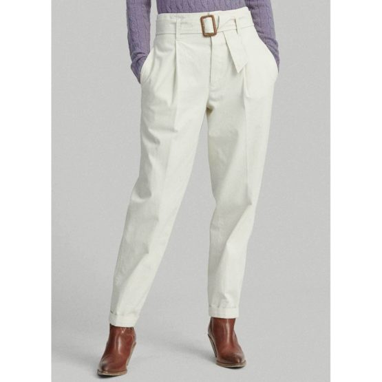 Polo Ralph Lauren • katoenen pantalon in creme