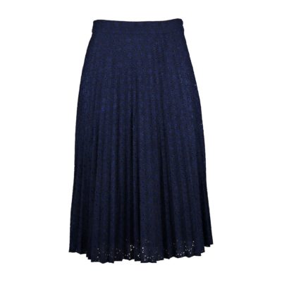Princess goes Hollywood • donkerblauwe plissé rok