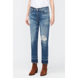 7 for all Mankind • blauwe destroyed jeans Asher