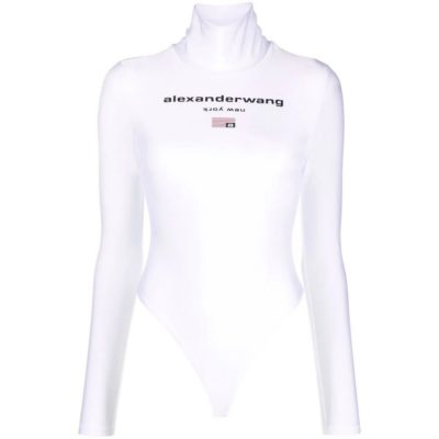 AlexanderWang.T • witte body met logo