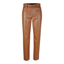 Cambio • faux leather pantalon Kacie in cognac