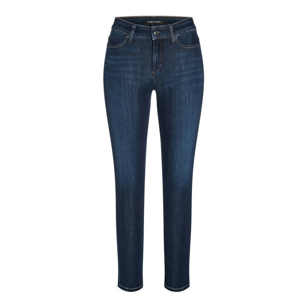 Cambio • donkerblauwe skinny jeans Piera • shop BOLLYWOLLY
