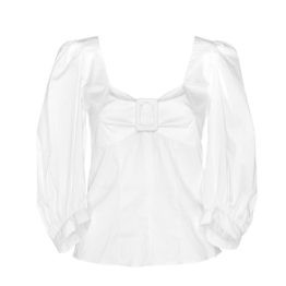 Nenette • witte blouse met gesp