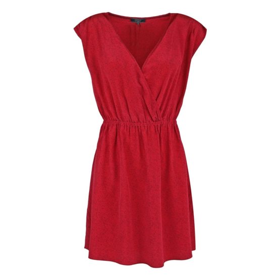Guess • kort rode zijden jurk