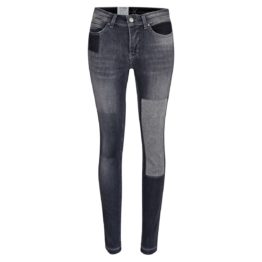 MAC • grijs zwarte DREAM SKINNY jeans patch