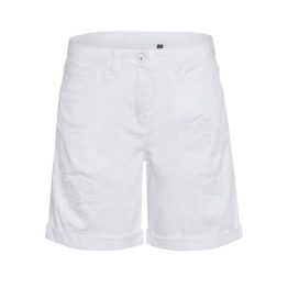 Marc Aurel • witte shorts met beschadigingen