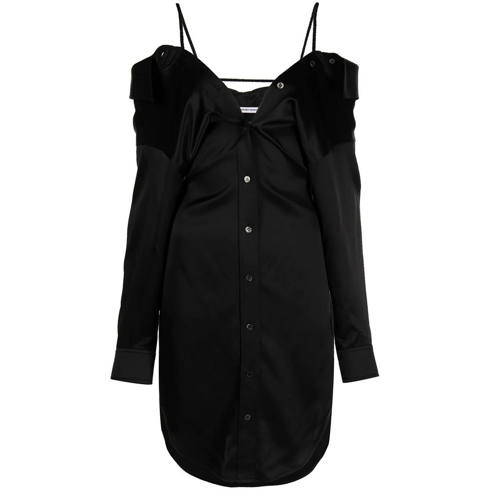 AlexanderWang.T • Zwarte Zijden Jurk • M