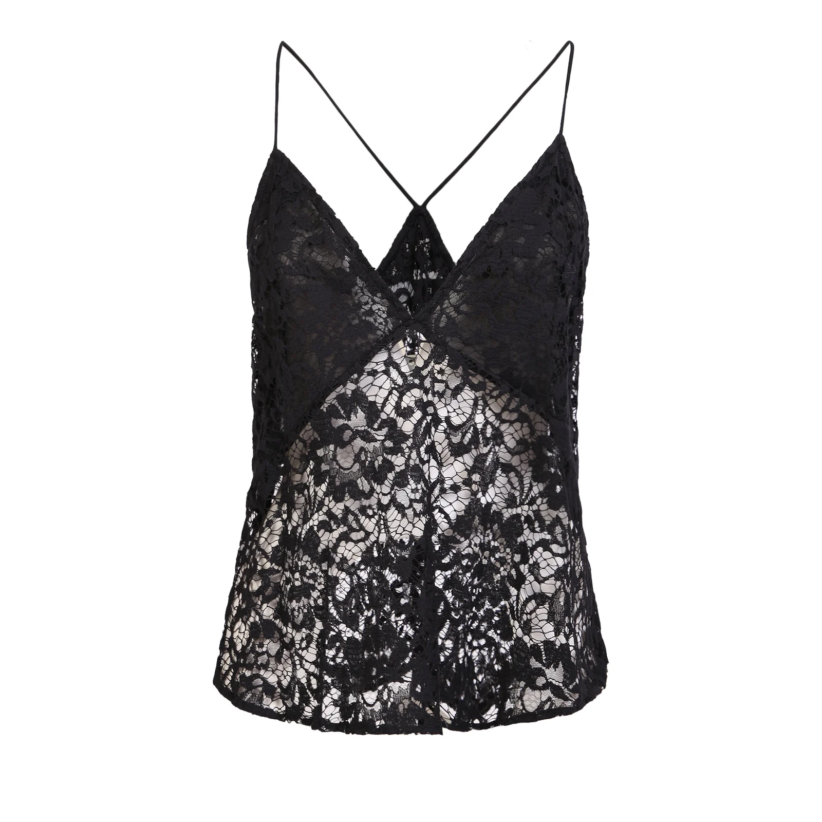 Iro • Zwarte Kanten Top Telie • 32 (FR34)