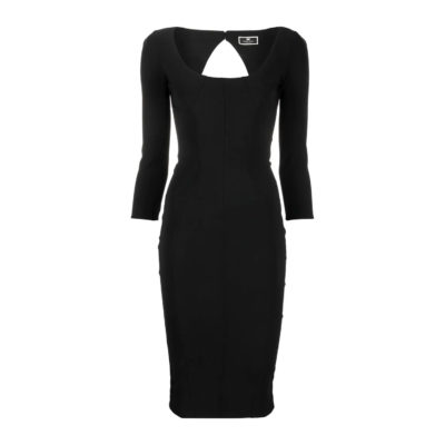Elisabetta Franchi • zwarte jurk met open rug