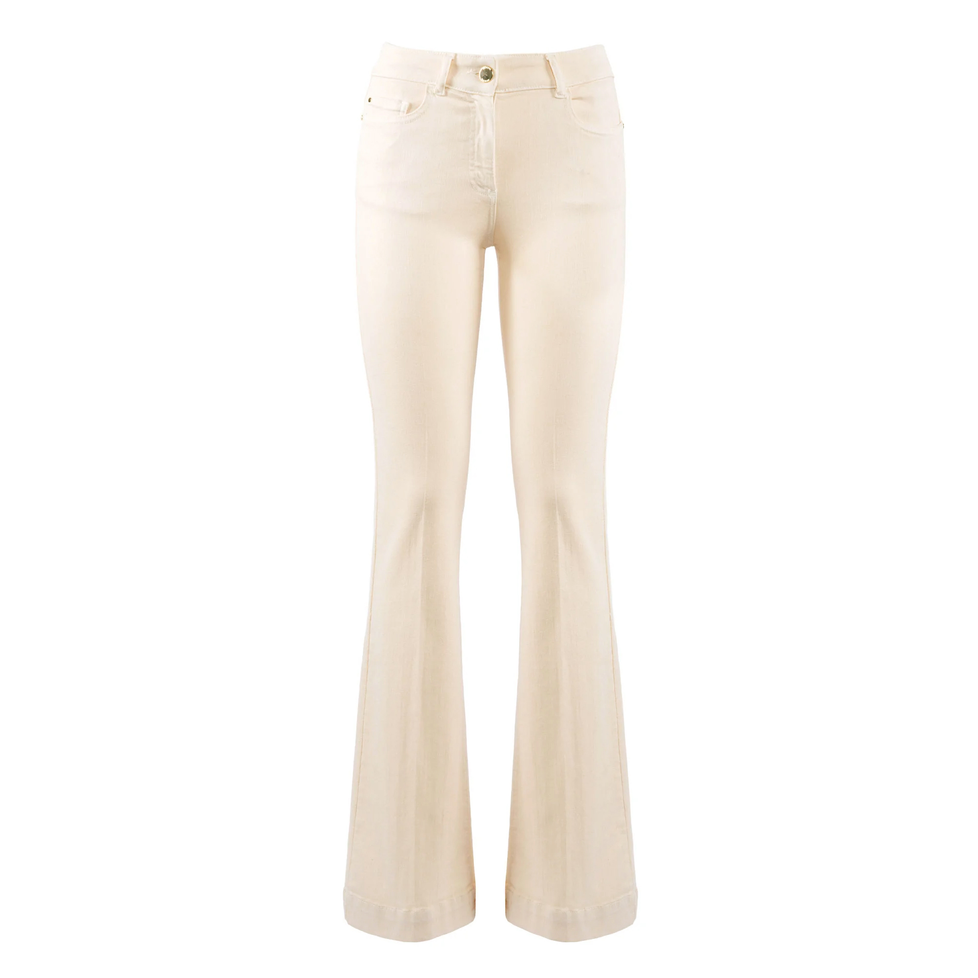 Nenette • Flared Jeans In Licht Beige • W33