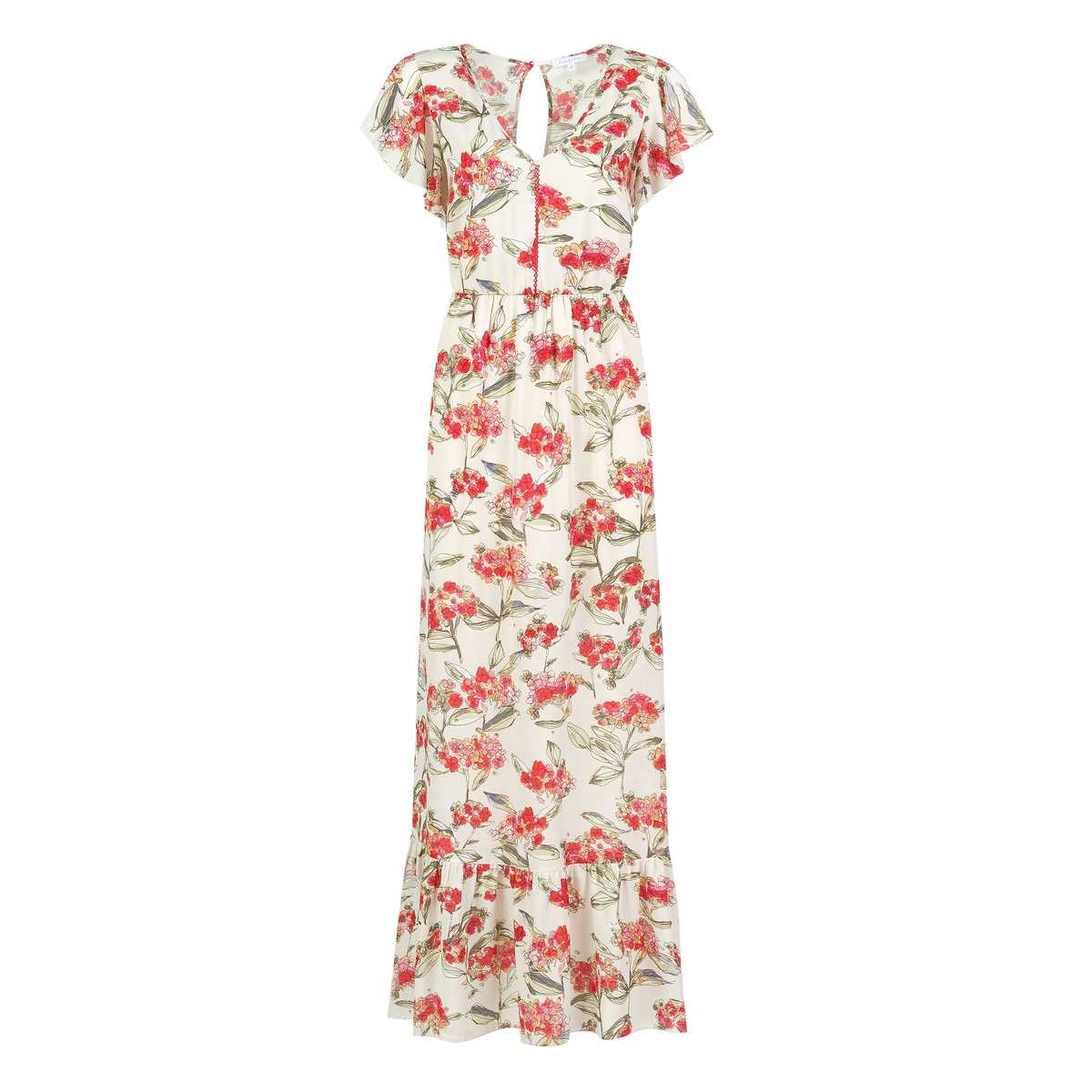Patrizia Pepe • Maxi Jurk Met Bloemen • 40 (IT46)