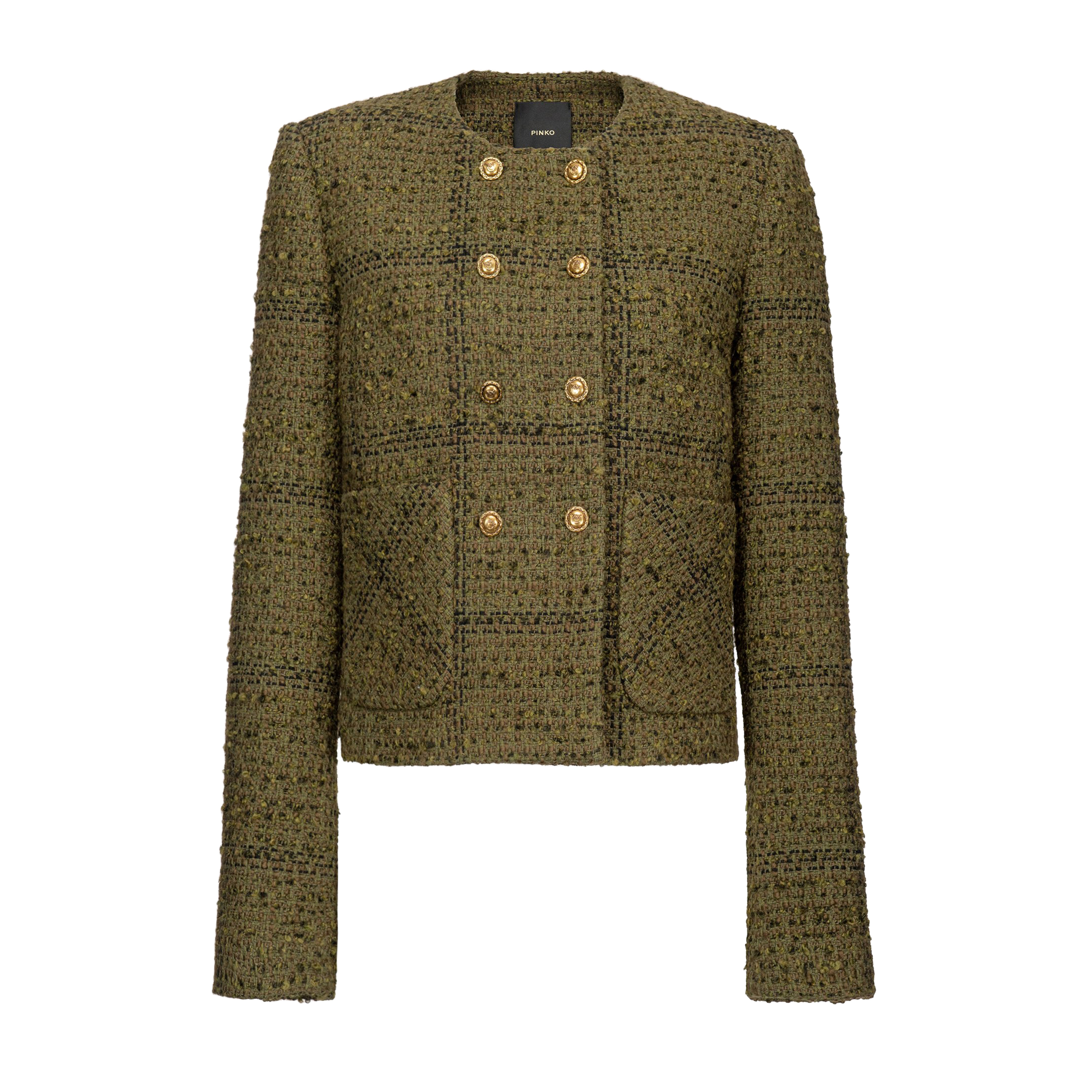 Pinko • Groene Geruite Blazer • 38 (IT44)
