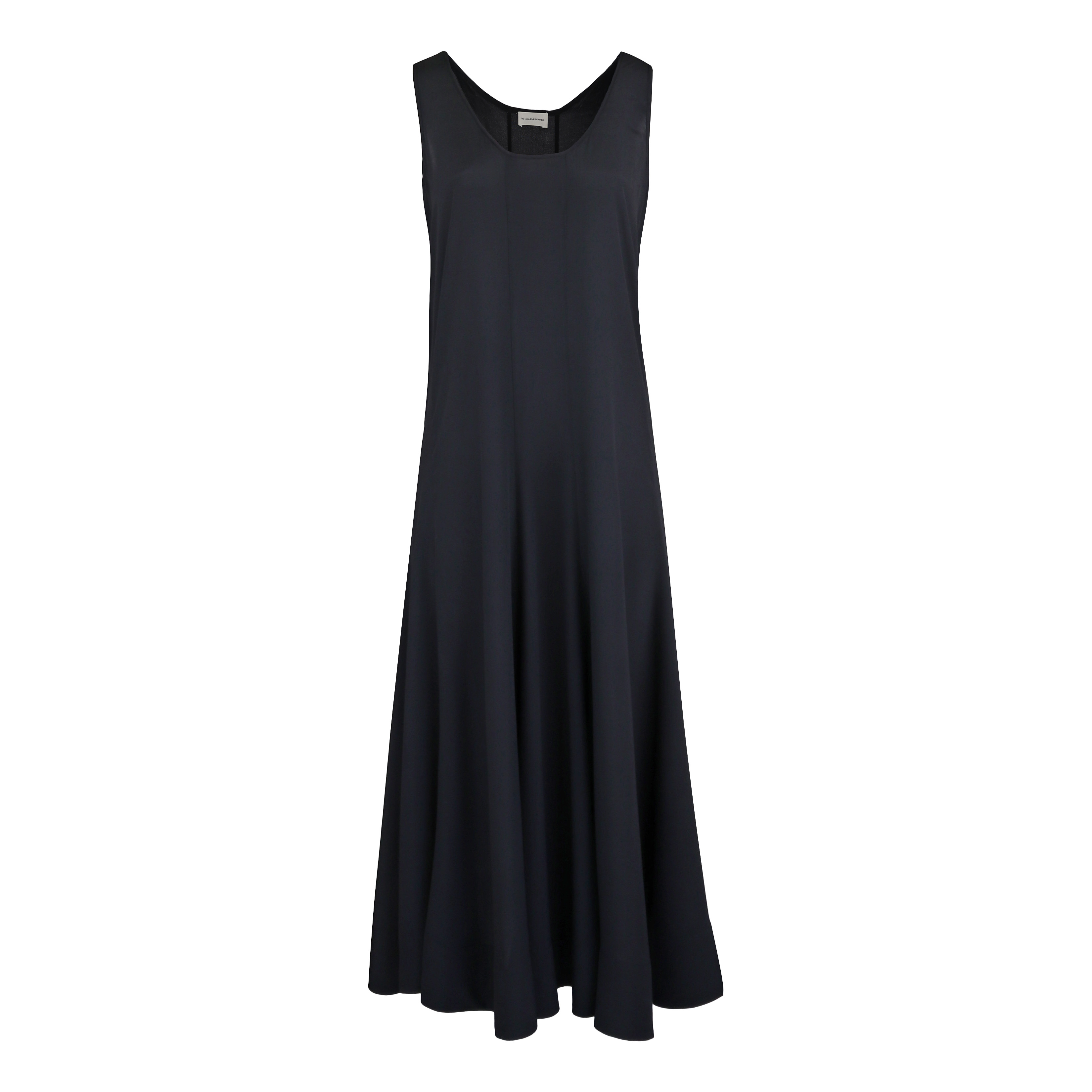 By Malene Birger • Zwarte Mouwloze Midi Jurk • 34