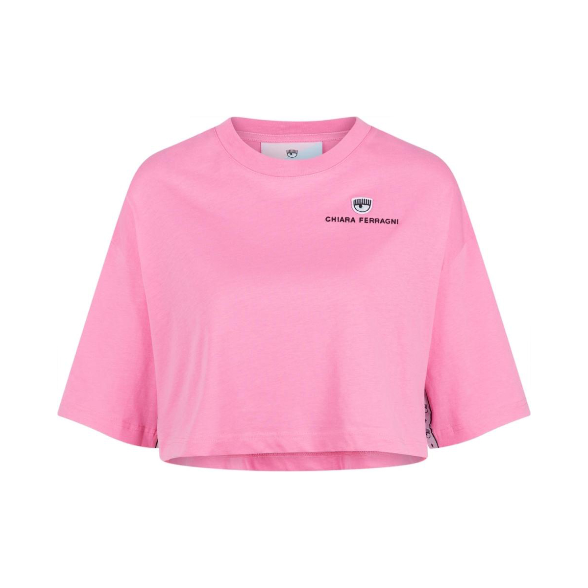 Chiara Ferragni • Kort Roze T-shirt • S