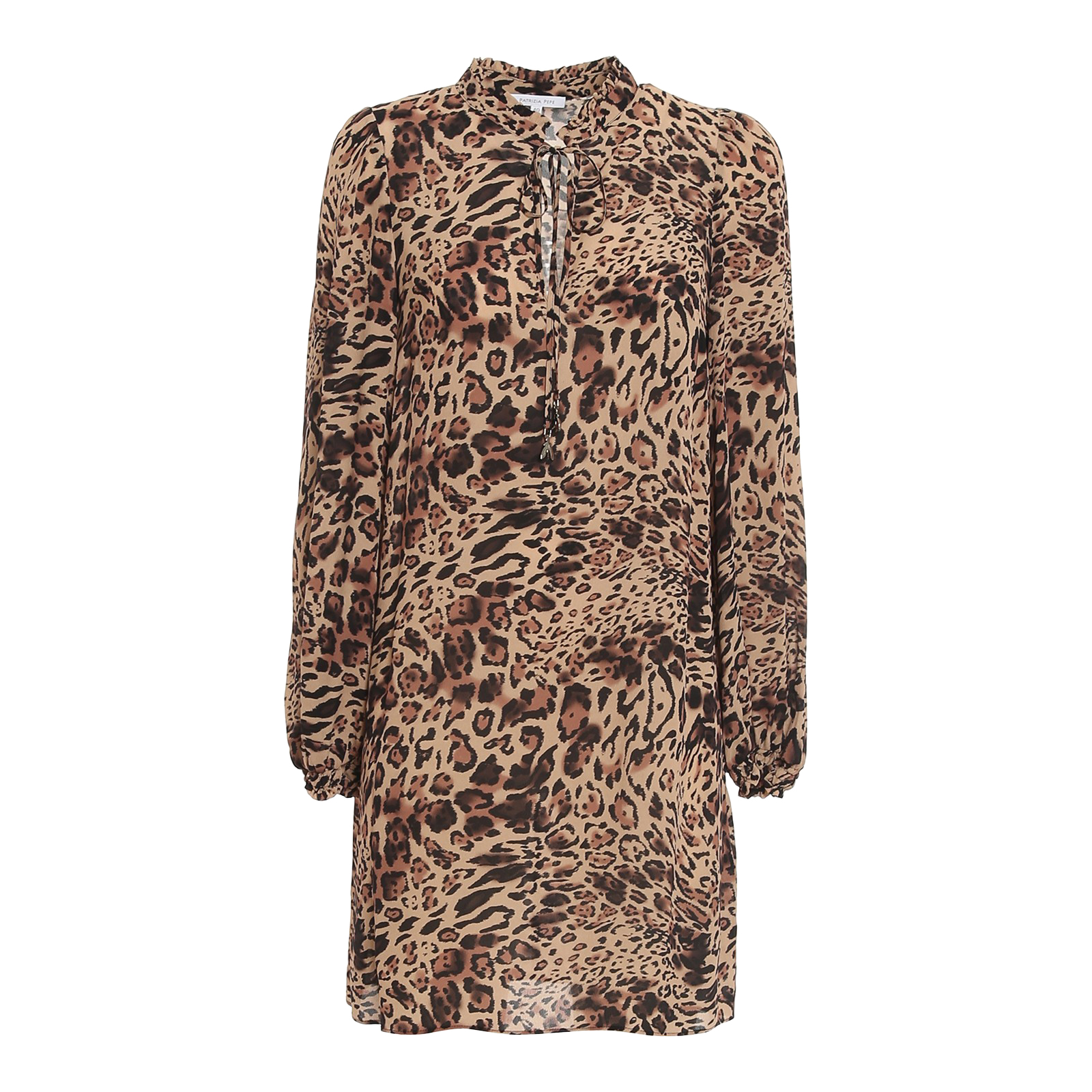 Patrizia Pepe • Korte Bruine Leo Jurk • 34 (IT40)