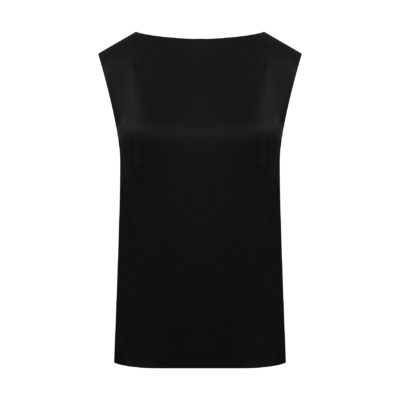 By Malene Birger • zwarte satijnen top