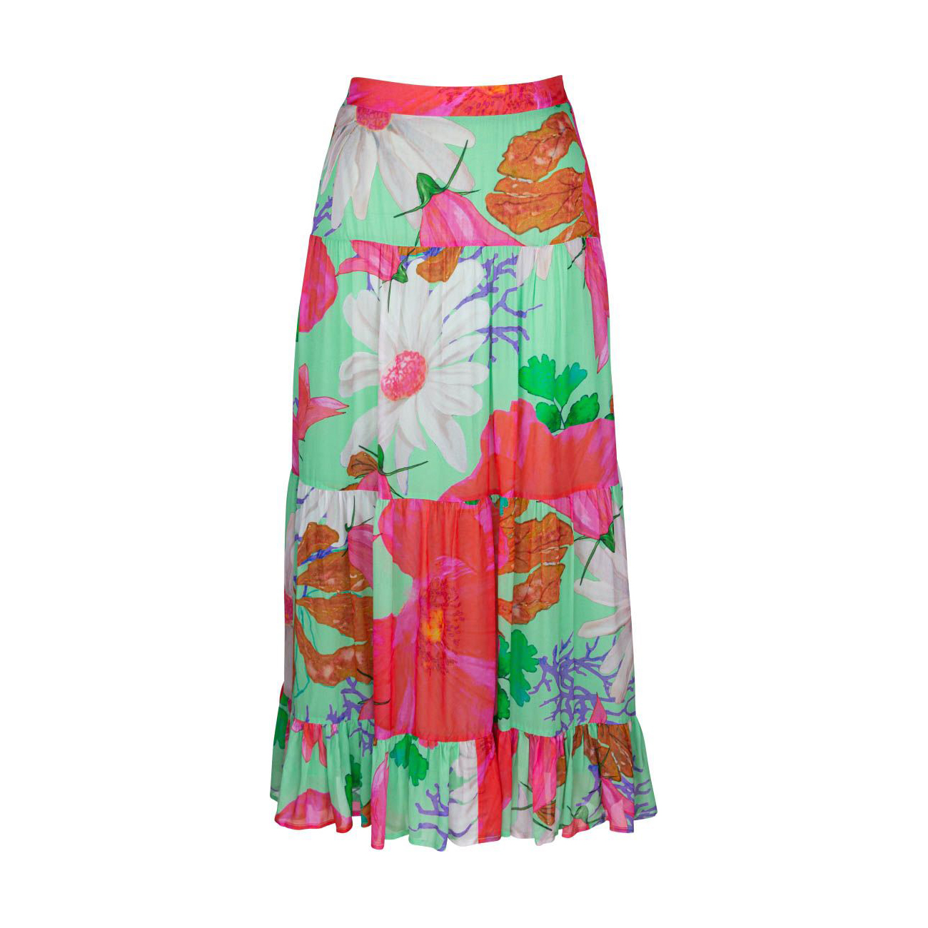 Frogbox • Maxi Rok Met Bloemen • 36