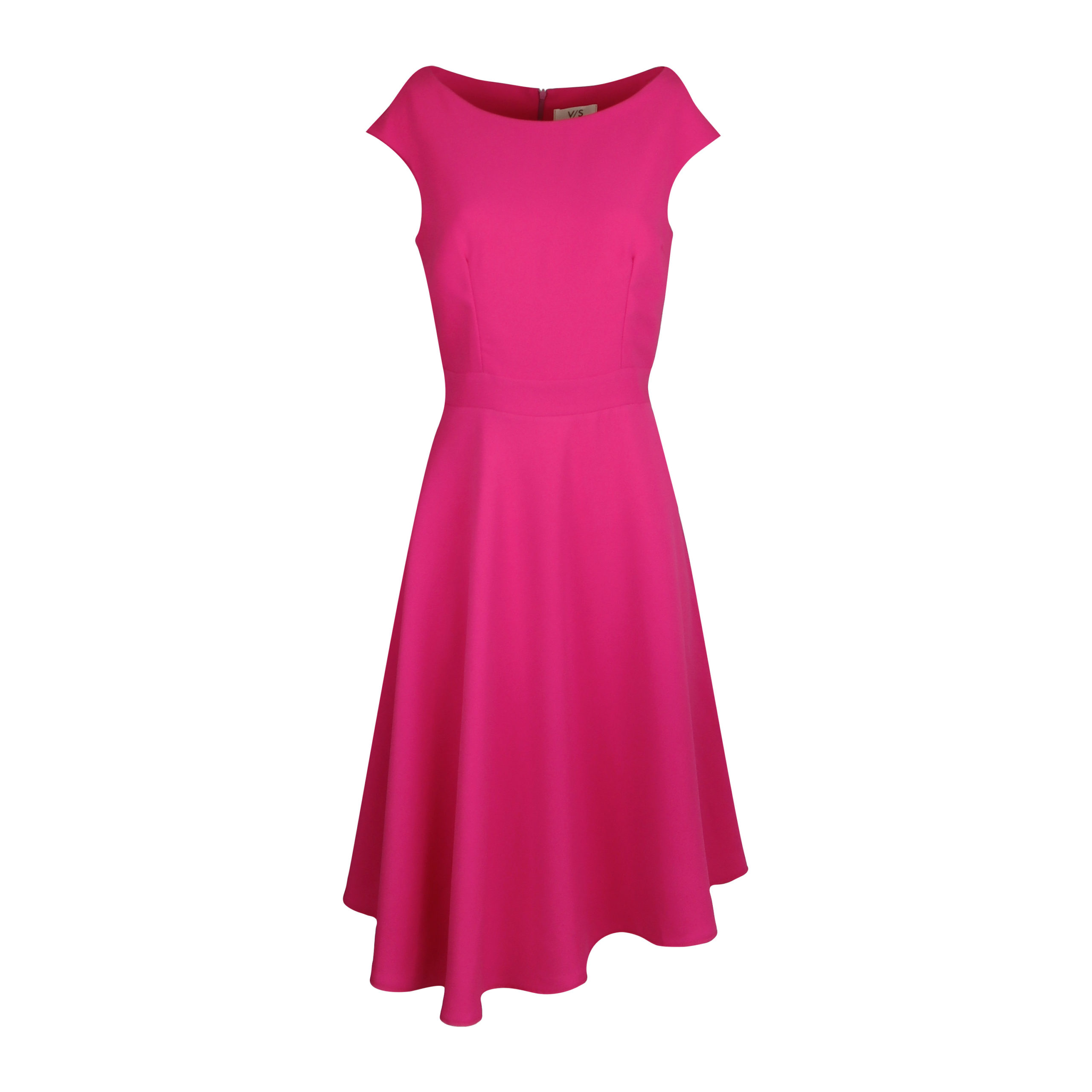 Verysimple • Mouwloze Fuchsia Jurk • 40 (IT46)