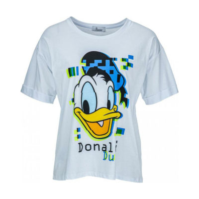 Princess goes Hollywood • wit t-shirt Donald pixel