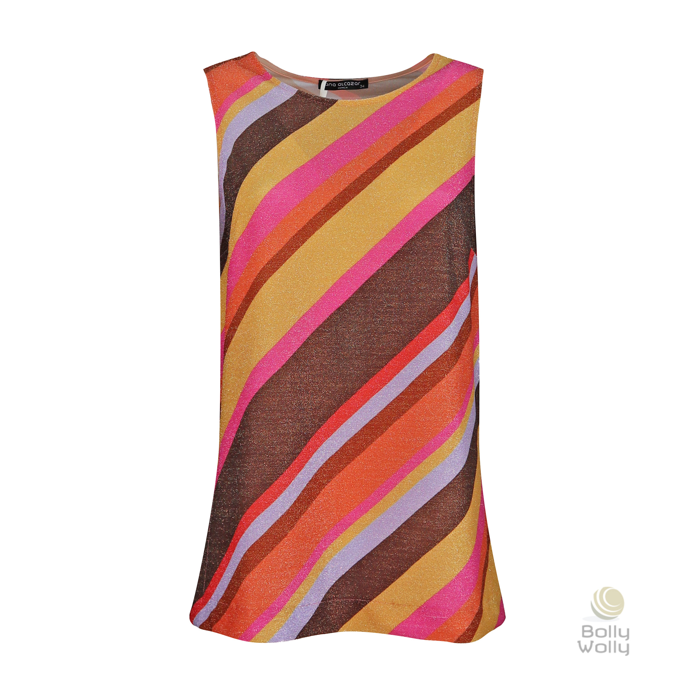 Ana Alcazar • Gestreepte Lurex Top • 34