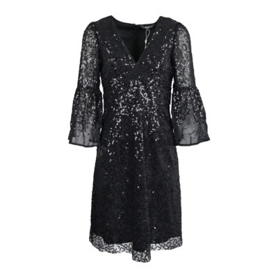 Princess goes Hollywood • zwarte jurk pailletten