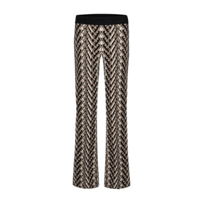 Cambio • Flower broek met geo motief