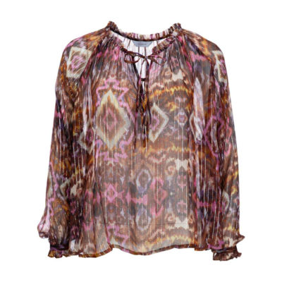 Frogbox • roze oranje blouse