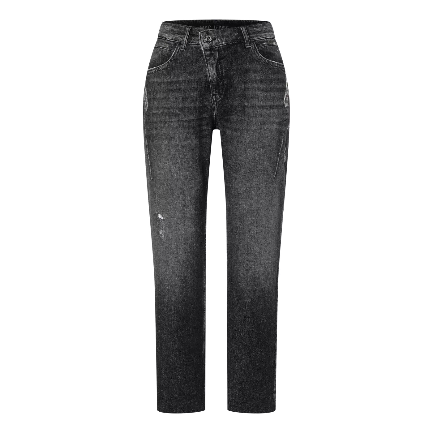 Mac • Zwarte Criss Cross Super Sparkle Jeans • 36