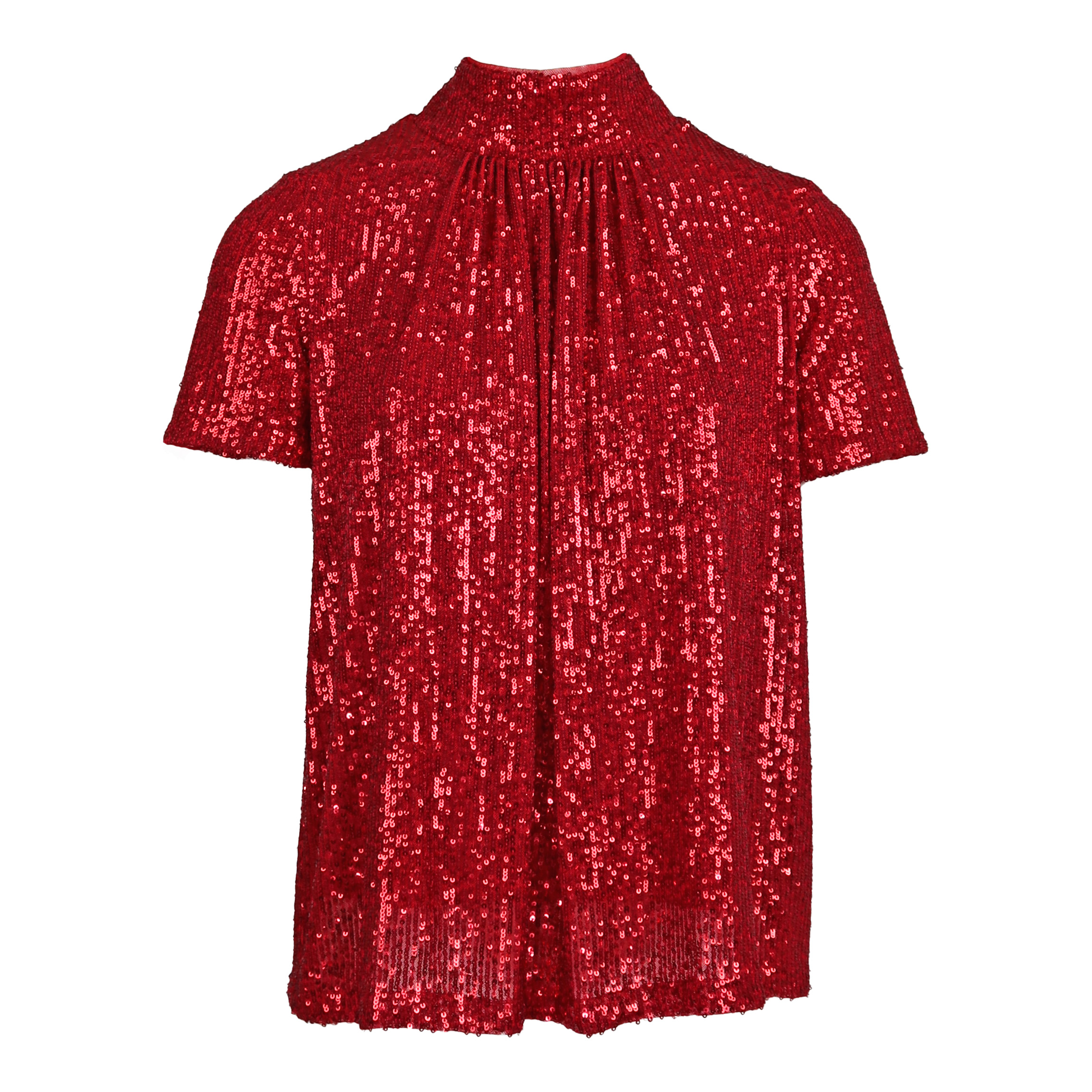 Ana Alcazar • Rode Pailletten Top • 34
