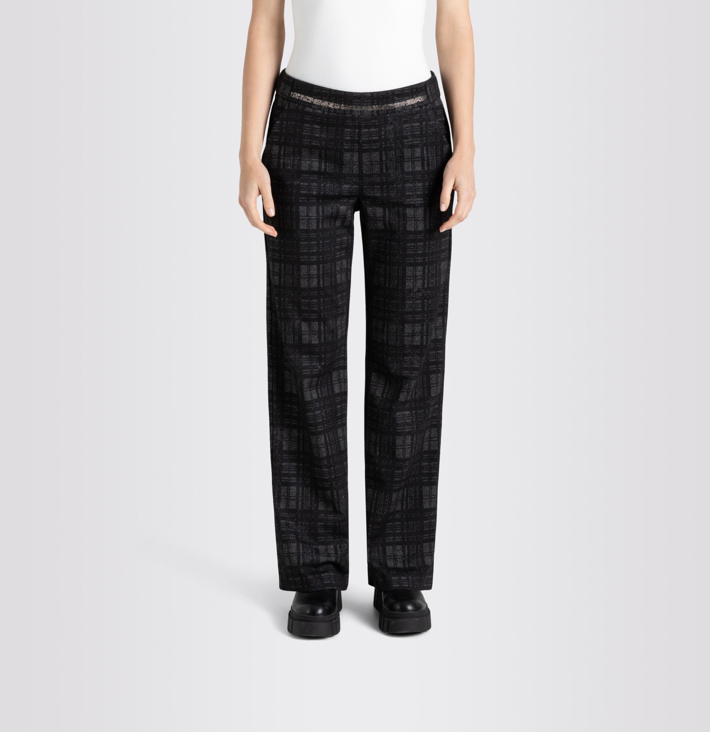 Mac • Geruite Chiara Sparkle Pantalon • 34