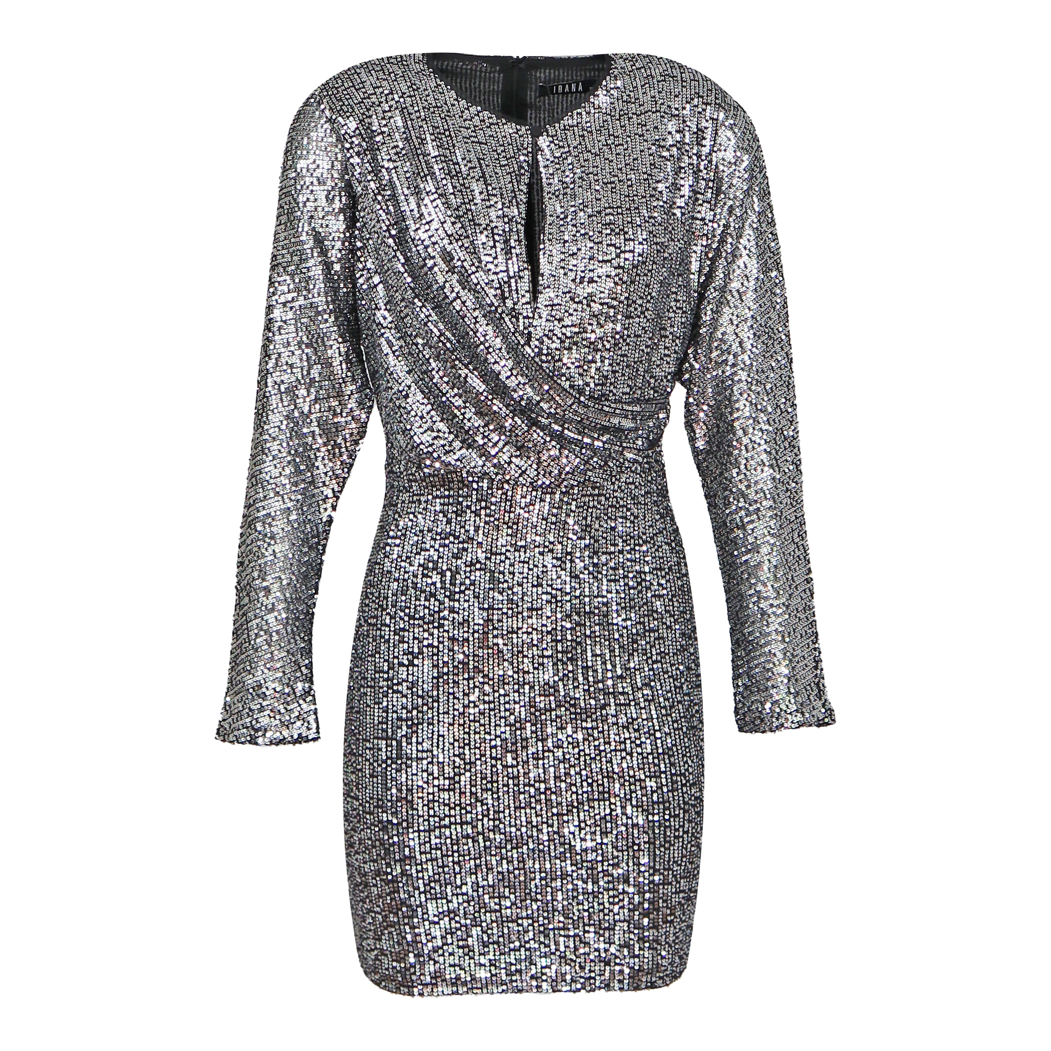 Ibana • Zilveren Pailletten Jurk Felicity • 34