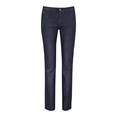 MAC • blauwe jeans Dream met zilveren blokjes