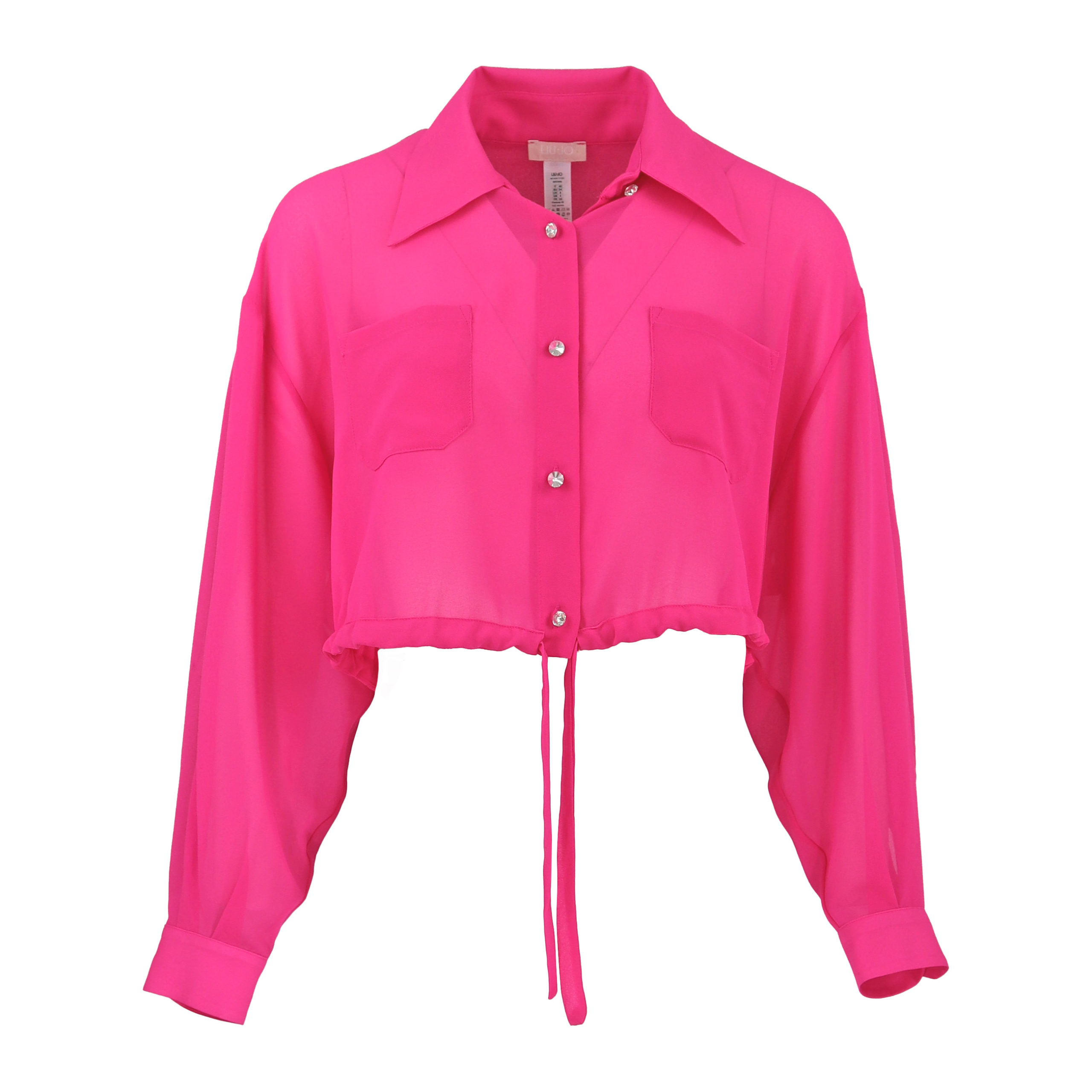 Liu Jo • Roze Cropped Blouse • 32 (IT38)