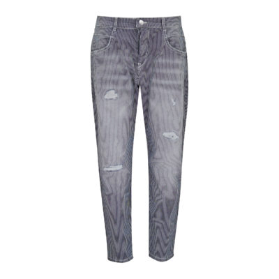 MAC • gestreepte jeans Boyfit button