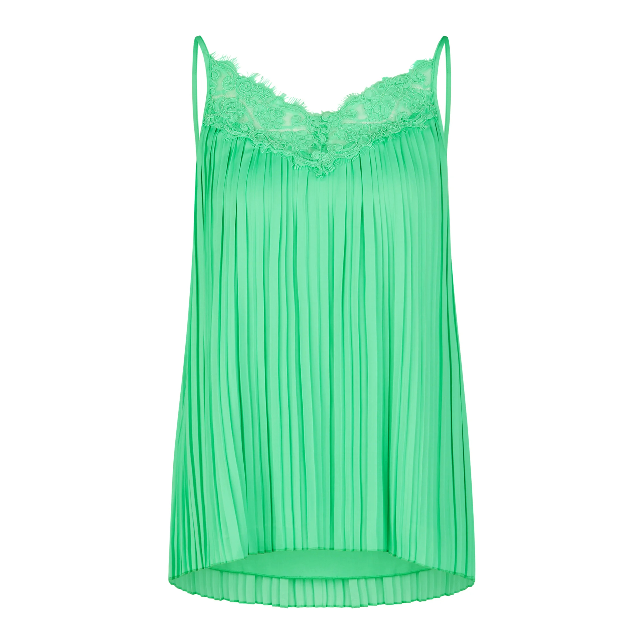 Marc Aurel • Groene Plisse Top • 36