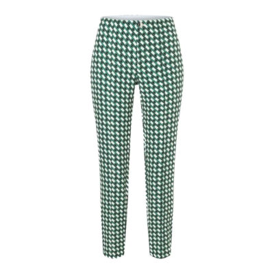 MAC • Anna pantalon groen motief