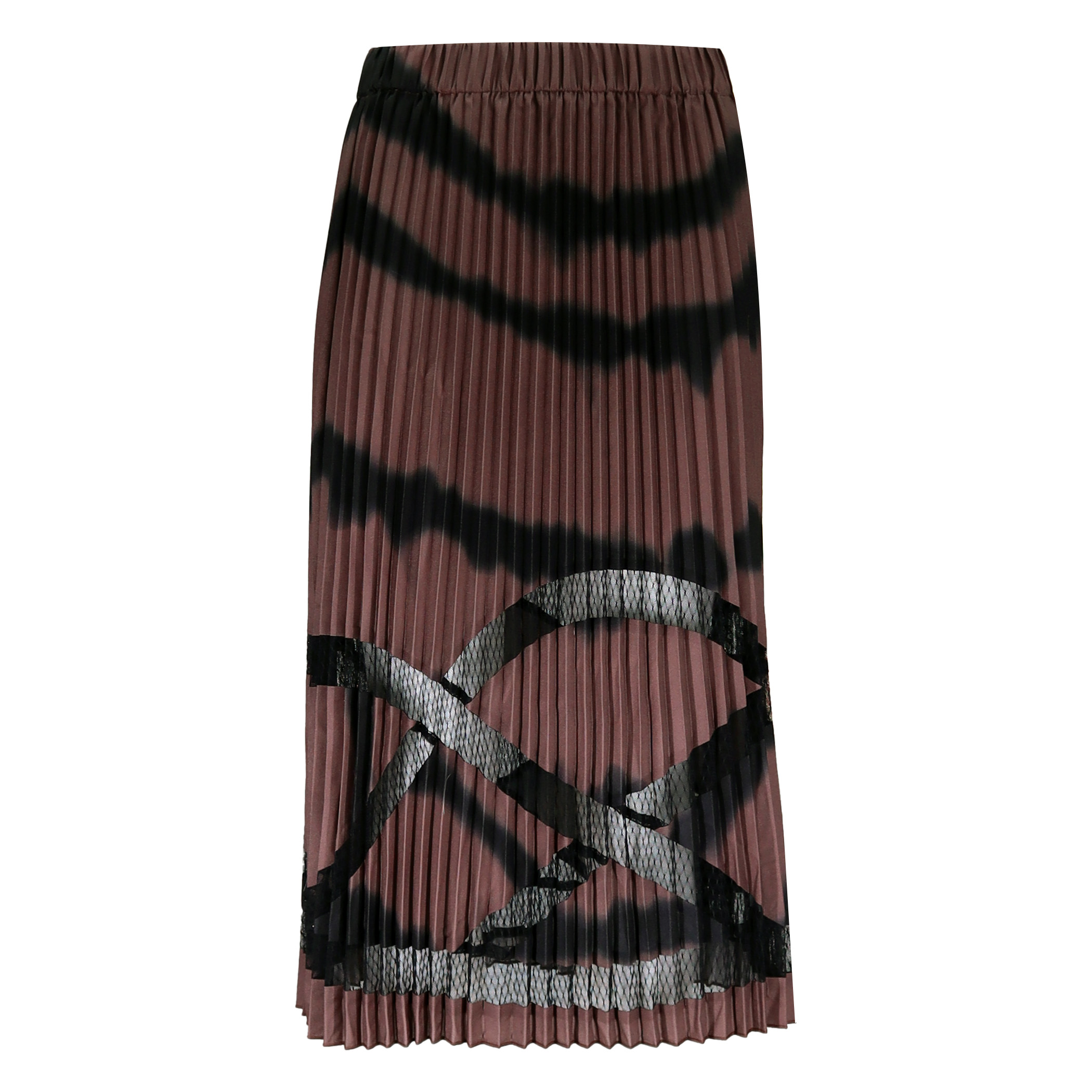 Frogbox • Bruine Geplooide Rok • 36
